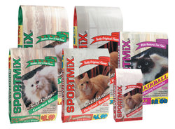 Some available options of cat food