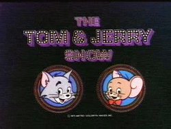 The title card for Hanna-Barbera's 1975 Tom and Jerry Show